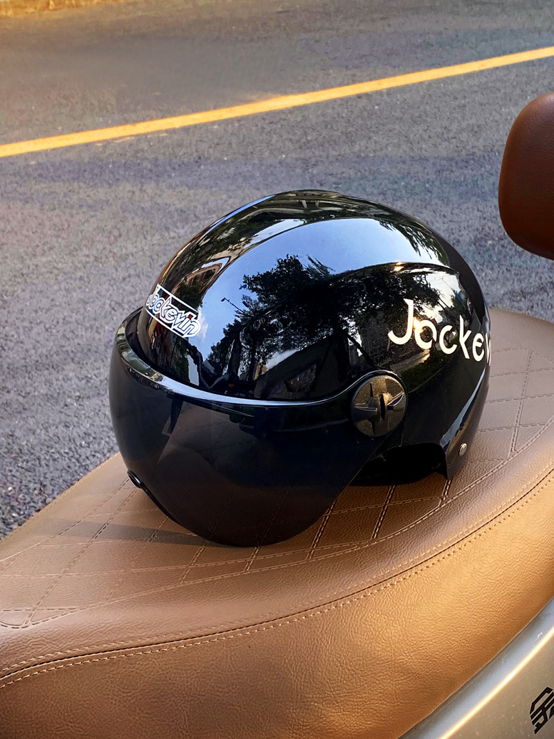Electric Vehicle Summer Sunscreen Half Helmet - Universal