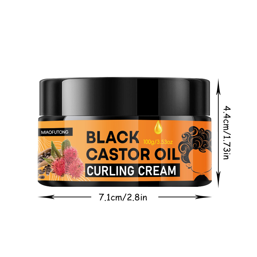 Especial transfronterizo para CURLDEFINING CREAM Crema de cabello rizado hidratante y esponjoso, modelado y modelado sin elastina dura image 10