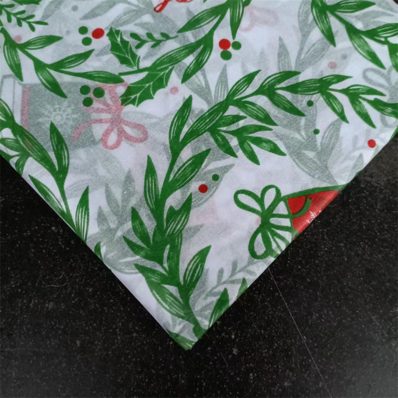 Fabricante en stock SERIE DE Navidad papel de pera fuegos artificiales papel de embalaje 10 hojas/paquete papel de copia 50x66cm