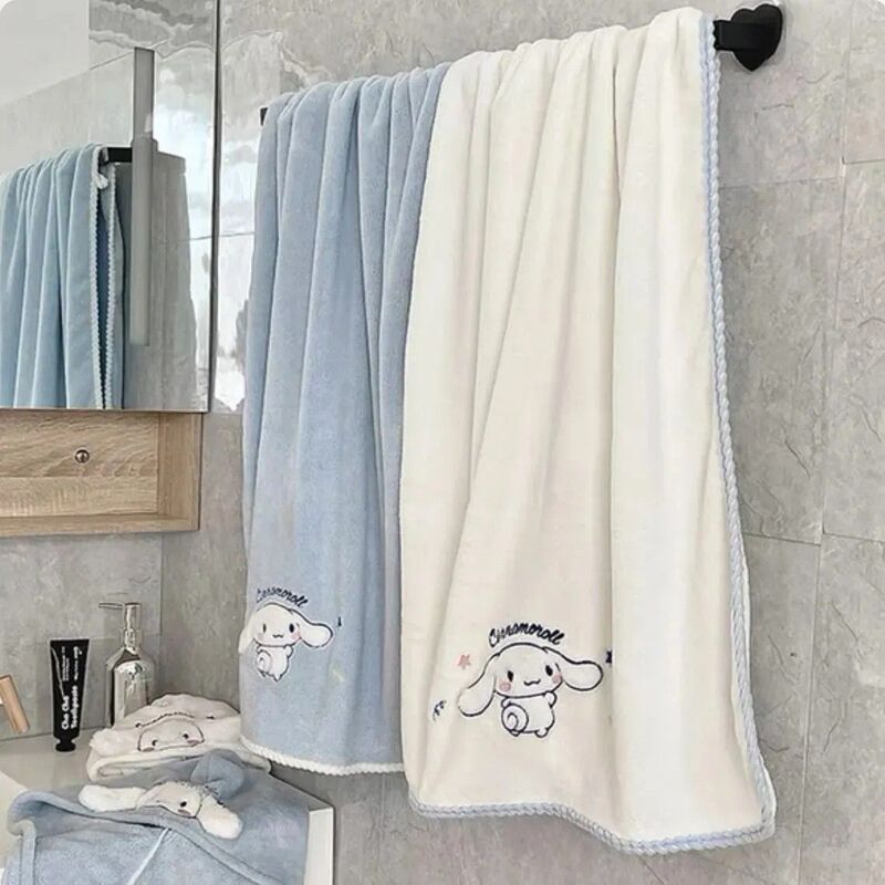 Four Seasons Bath Towel Thickened Cinnamon Dog Towel Hair Drying Cap 0.15kg Piece Bath Set Water-Absorbent Quick-Drying Cute Couple Set
