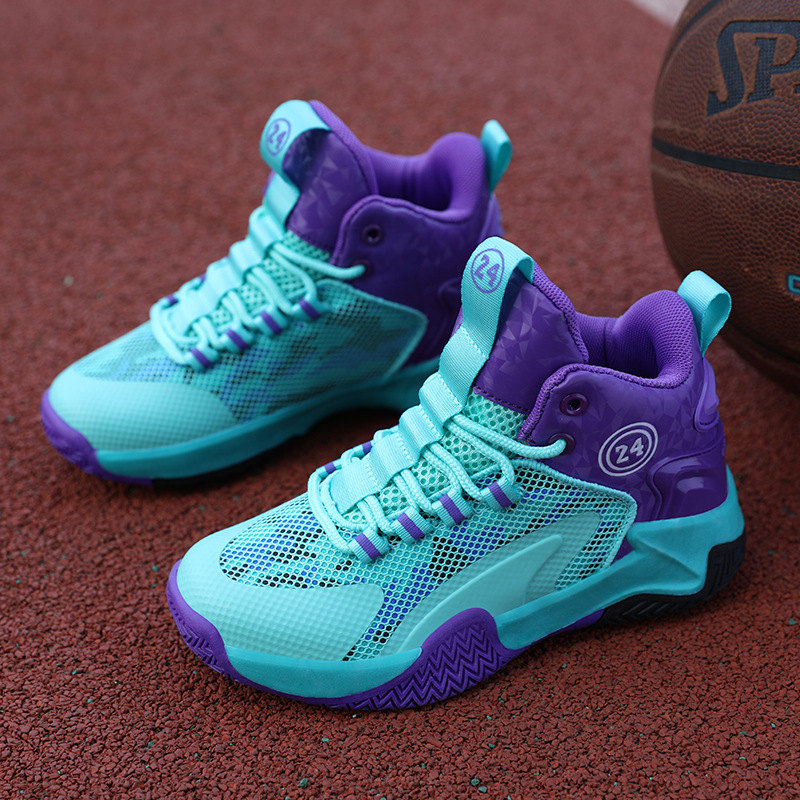 Zapatos de baloncesto para niños de 6 - 12 años de primavera y verano, zapatos deportivos respirables para niños, zapatos de estudiantes para niños