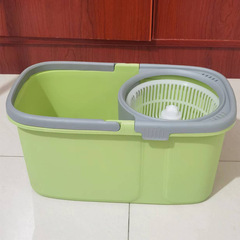 Home Floor Rotating Wet and Dry Reusable Lazy Mop Dual Drive Wash-Free Rotating Mop Bucket Set