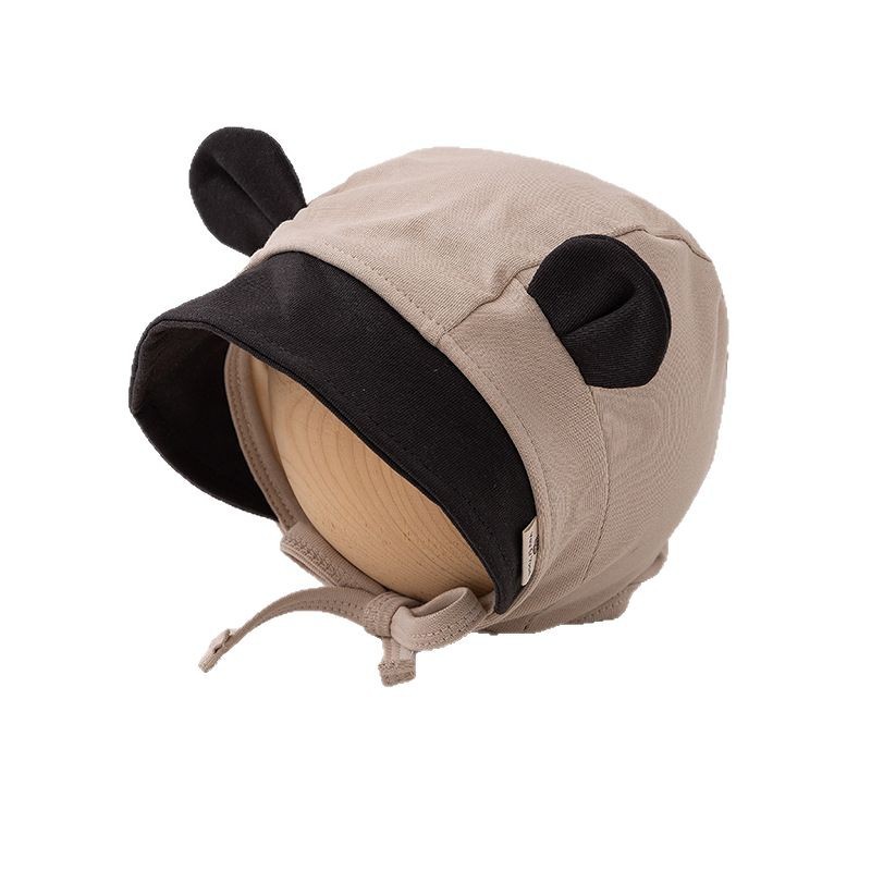 Primavera y otoño sombreros para oídos para bebés, niños y niñas pequeños, adorables algodón puro delgado sombreros para bebés primavera