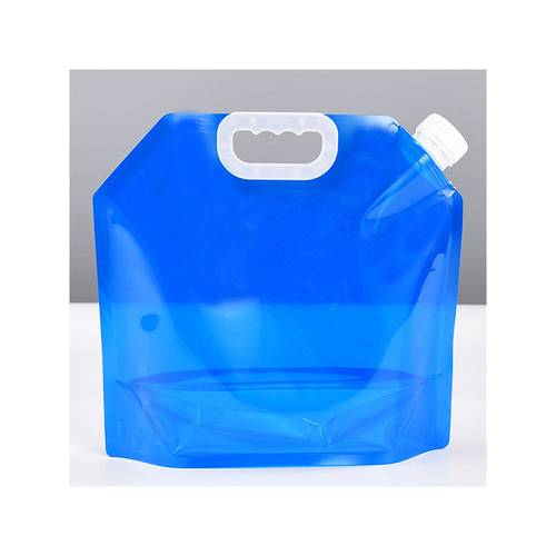 Outdoor Portable Foldable Water Bag Mountaineering Touring Camping Plastic Soft Water Storage Bag Large Capacity Water Storage Bag