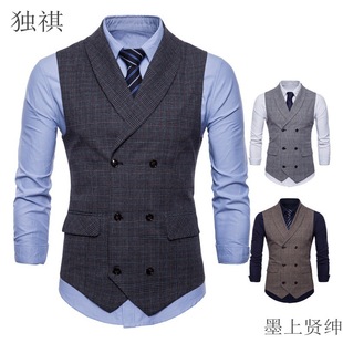 ��ʿ�R��Mens Clothing Male Fashion Slim Groom Men Suit Vest