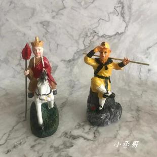 Journey to the West Model Doll Tang Monk Sun Wukong Pig Bajie Resin Figure Car Decoration Hand-held Car Cross-border Wholesale