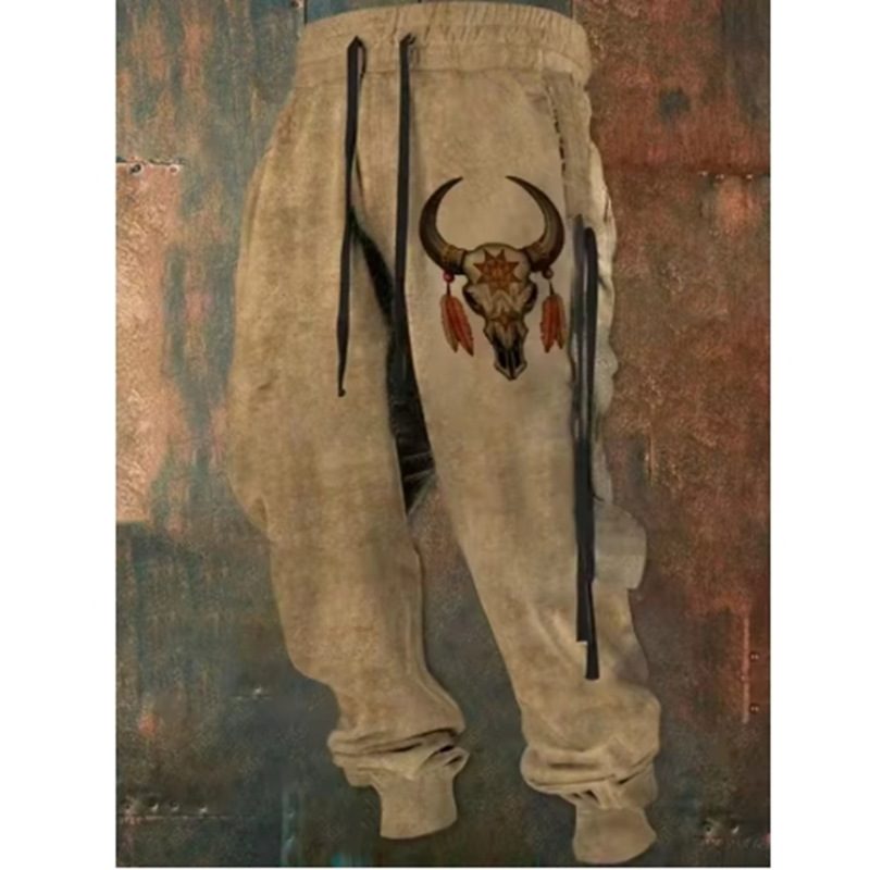 New Wide Leg Men's Sweatpants 3D Printing Y2K Pants Men's Casual Golf Jogger Long Outdoor Hip Hop