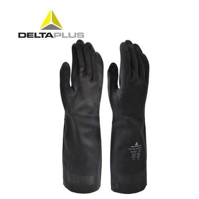 Delta 201511 guantes antiquímicos de neopreno resistentes al aceite, ácido, álcali y alcohol y una variedad de guantes de protección contra solventes
