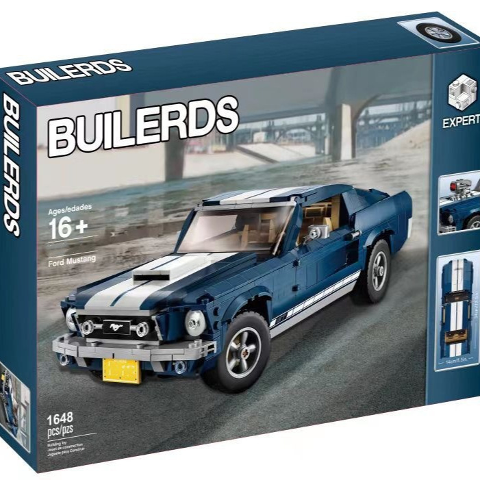 Cross-Border Compatible Lego Ford Mustang Car Model High-Difficulty Educational Assembly Building Block Toy Gift for Boys Cross-Border Compatible Lego Ford Mustang Car Model High-Difficulty Educational Assembly Building Block Toy Gift for Boys
