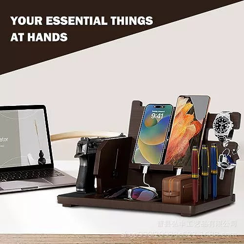 Подставка для мобильного телефона из массива дерева многофункциональная подвеска для очков