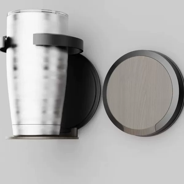Punch-free Folding Cup Storage Rack Office Cabinet Door Water Cup Coffee Rack Dormitory Bedside Luggage Cup Rack