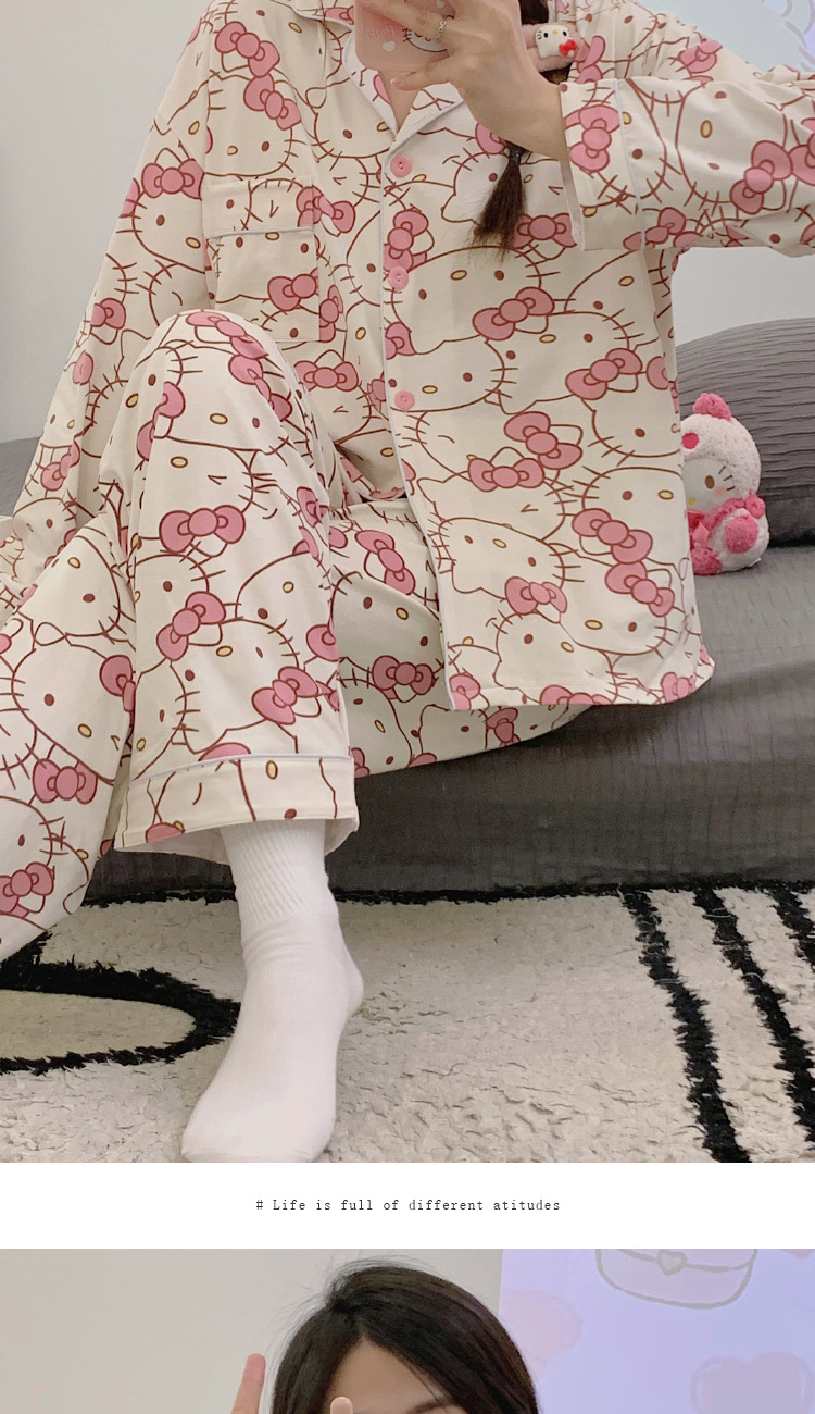 Kitty Cat Pajama Set Image 7