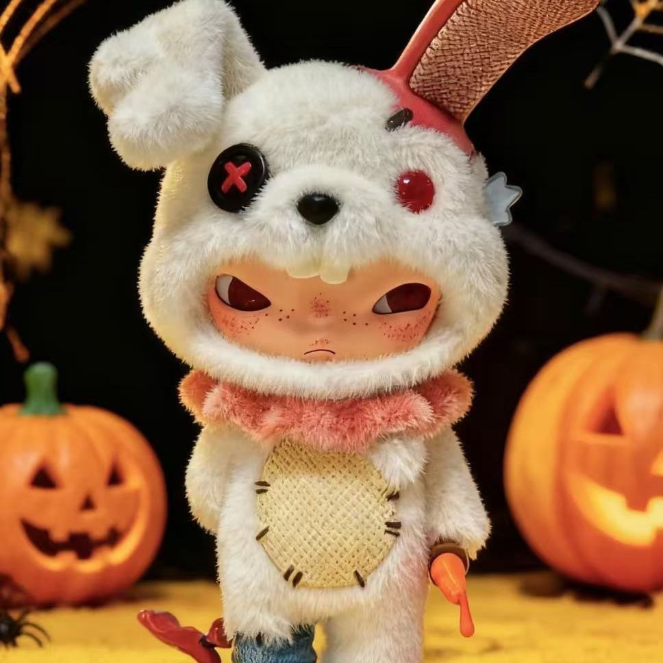 Hirono New Product: Hirono Trickster Paradise Series Evil Rabbit Creative Cute Figurine Blind Box Glowing Toy Decoration Gift