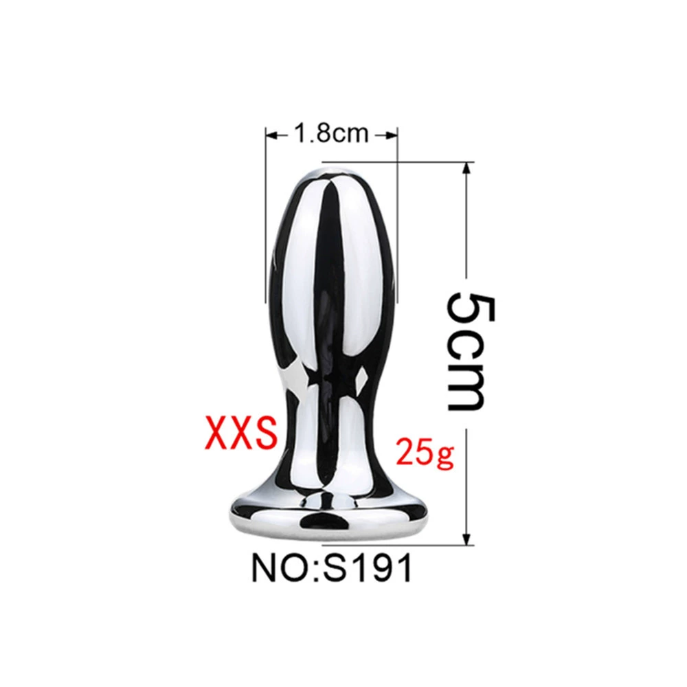 Detachable Anal Plug Heads, Silicone & Metal Options, Multiple Shapes and Sizes