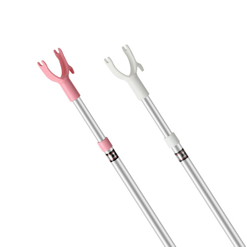 Meiya clothes pole shrinkable clothes drying aluminum alloy clothes fork dormitory household clothes drying pole department store wholesale