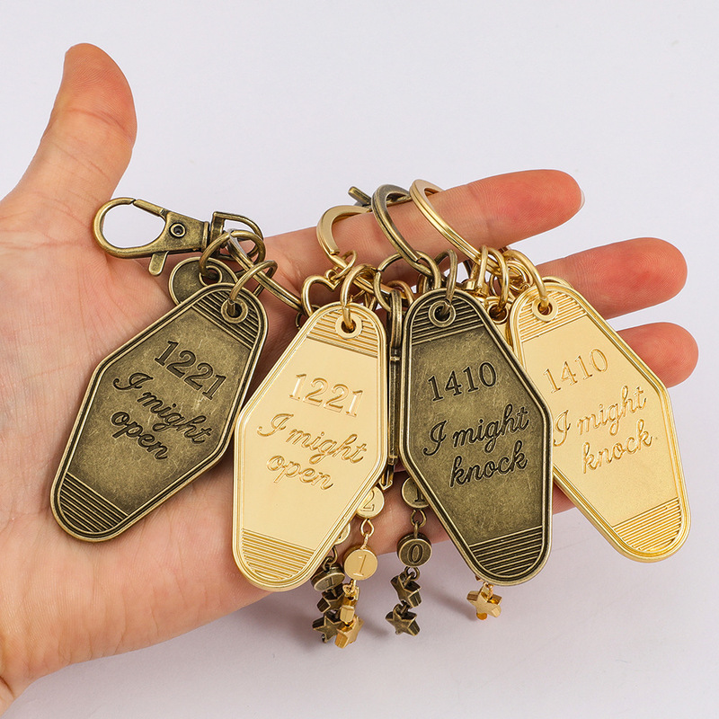 Peak Showdown Heated Rivalry Retro Metal Hotel Keychain Peak Showdown Heated Rivalry Retro Metal Hotel Keychain