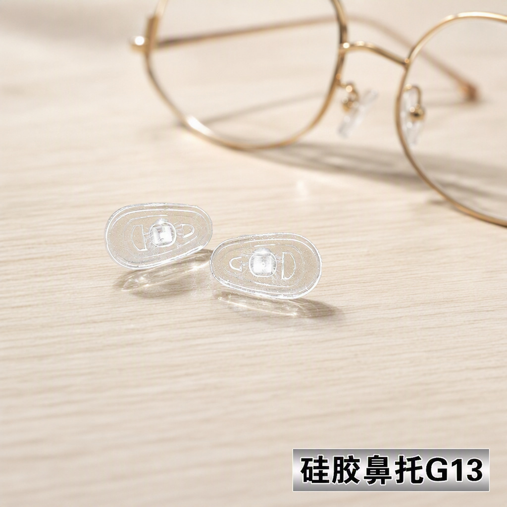 Silicone Nose Pad Factory Direct Lightweight Non-slip Silicone Screw Type Glasses Frame Accessories Nose Pad Supes G13