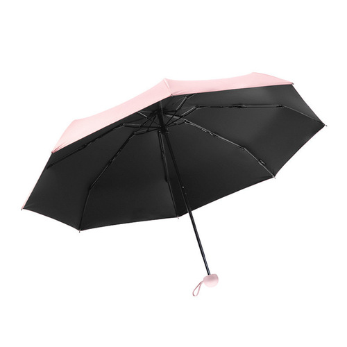 Sun Umbrella 50% Off Eight Bone Umbrella Women's Sun Protection UV Ultra Light Folding Wholesale Capsule Customized Logo Advertising Umbrella