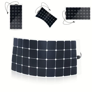 sunpower太阳能柔性板 高效率高转换率轻便可弯曲不易变形 单晶硅