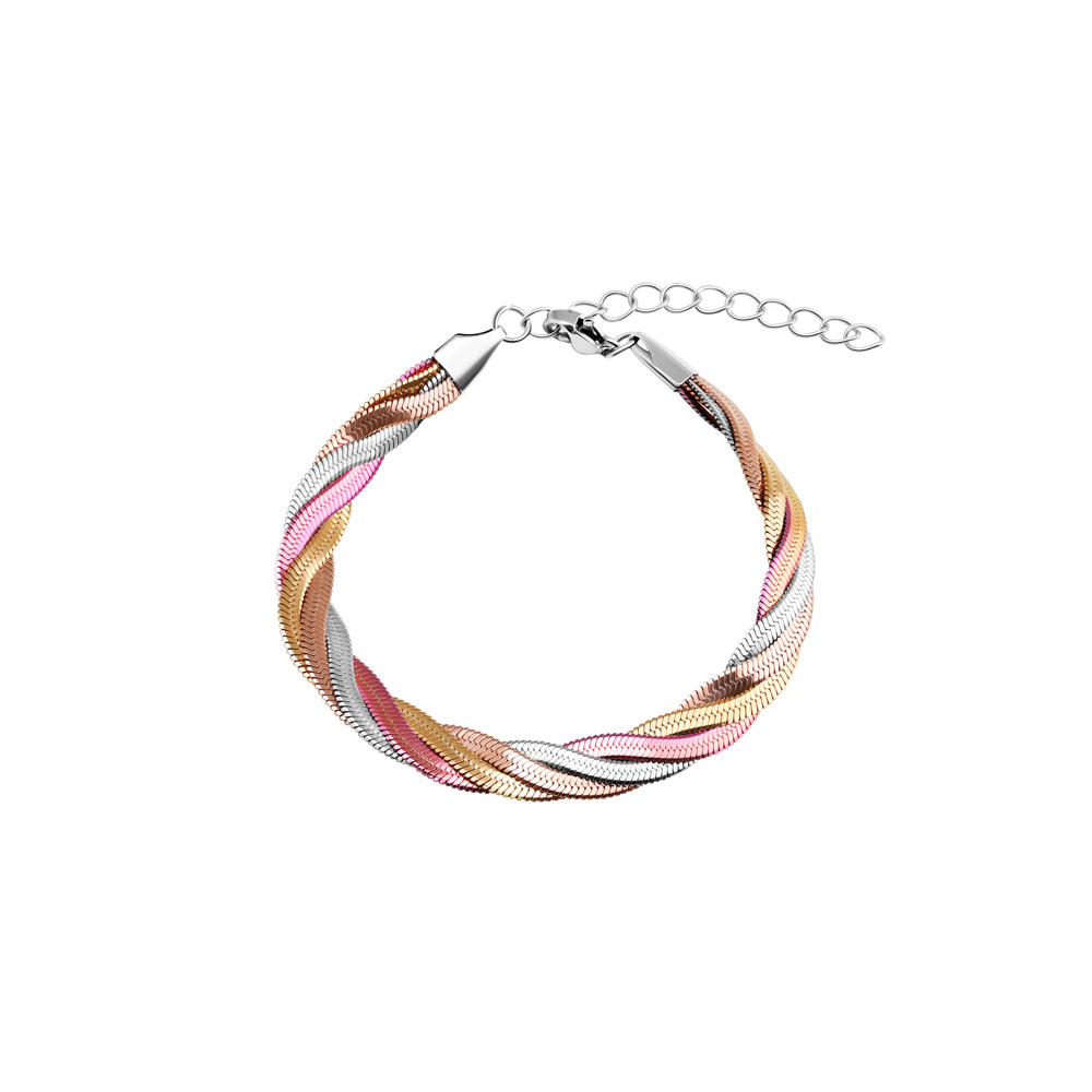 6g Weight Bracelets, Necklace Classification 1 Piece Quantity Daily Occasion Stainless Steel Material Geometric Pattern Unisex Gender Plating Design IG Style Style Stainless Steel IG Style Geometric Plating Bracelets Necklace 12