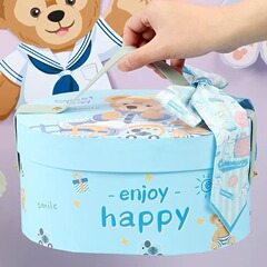 子供の日のプレゼントの包装箱の赤ちゃんの満月の誕生日のお土産のギフトボックスのお返しのギフトボックスの空の箱