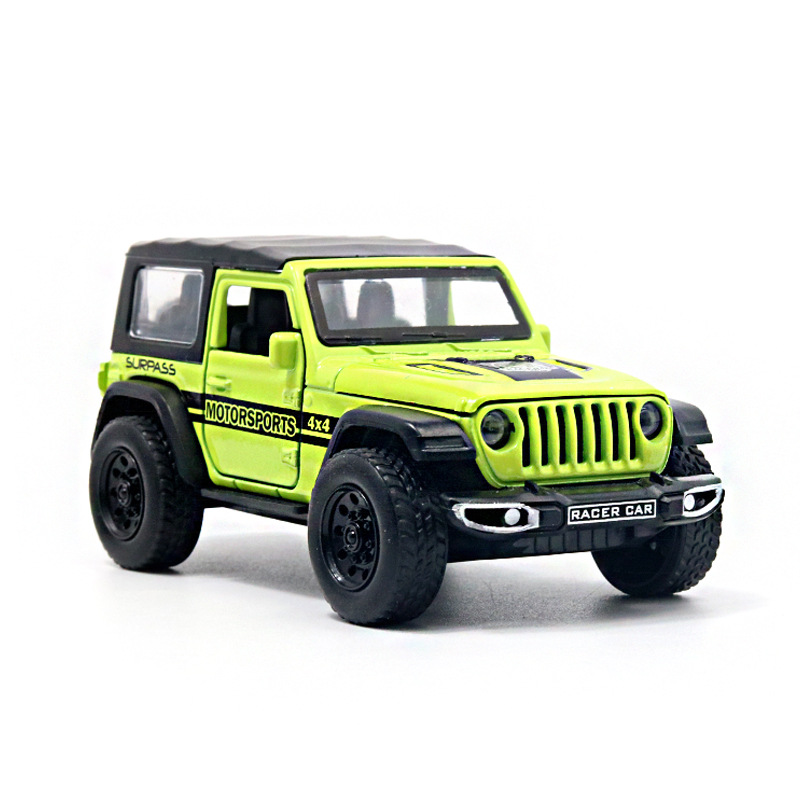 A granel 1:36 simulación de aleación modelo de coche de cuatro puertas de juguete para niños SUV coche niño fuera de carretera decoración al por mayor