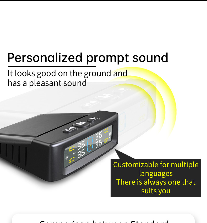 Car Tire Pressure Monitoring, Small Car Tire Pressure Monitor, Tpms, Tire Pressure Detection, Tire Pressure Sensor, Cross-Border E-Commerce