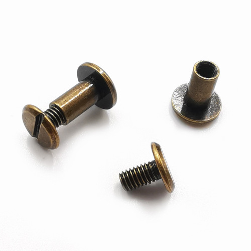 Copper I-shaped nails, locking screws, flat-head ledger nails, belt screws, letter rivets, belt twisted double-sided rivets