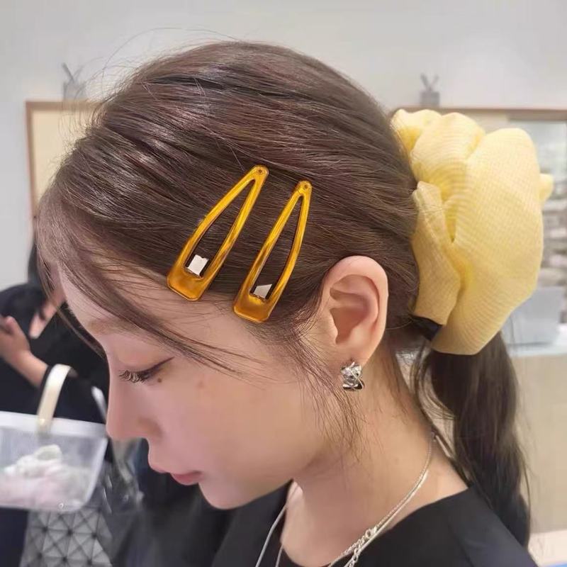 韓国ブロガーと同じスタイルのサイドクリップ、額の切れ毛を整理するヘアクリップ、女性用BBクリップ、シンプルで多用途なヘアクリップ、ヘアクリップ、ヘアアクセサリー|undefined