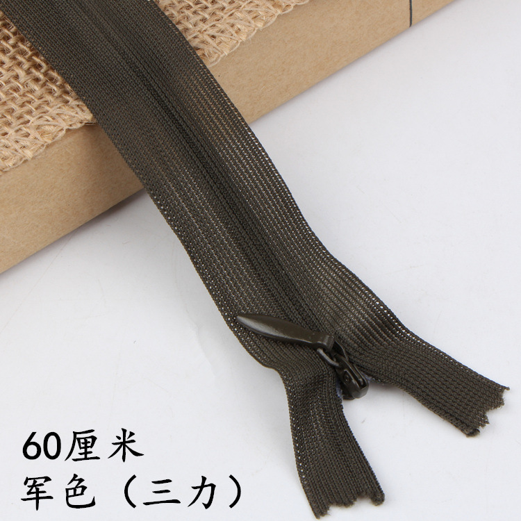 三力牌40/60センチ目に見えないジッパーの長いジッパーの暗いジッパーの服装のジッパーのクッションのジッパーのメーカーの卸売り|undefined