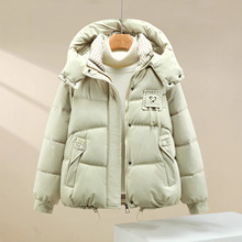 今年流行羽绒棉服女2026冬季新款棉衣小个子设计感可拆帽棉袄外套