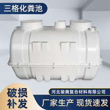 无害化一体式三层化粪池厂家新农村改造玻璃钢模压环保节能地埋式