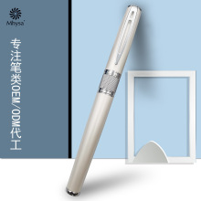 厂家定制多色重手感细雕刻签字笔多功能烤漆铜笔创意高档中性油笔