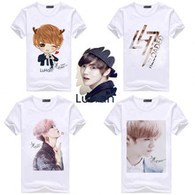 exo鹿晗同款衣服短袖t恤reloaded重启专辑韩版男女百搭学生上衣潮