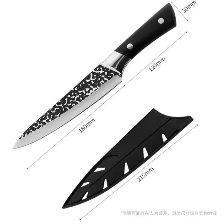 Ручная ковка молотком с узором и нож для разделки костей из нержавеющей стали для мясного ряда, острый, коммерческий, разделка мяса