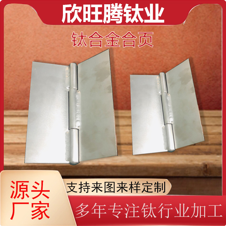 现货TA2钛合金合页  化工耐腐蚀钛合页   工业钛铰链  4寸钛合页