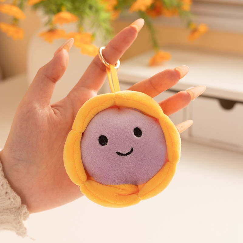 Cute torta de pastel colgante juguetes de peluche muñeca bolsos de dibujos animados colgante llaveros muñecas pastel muñeca mujer