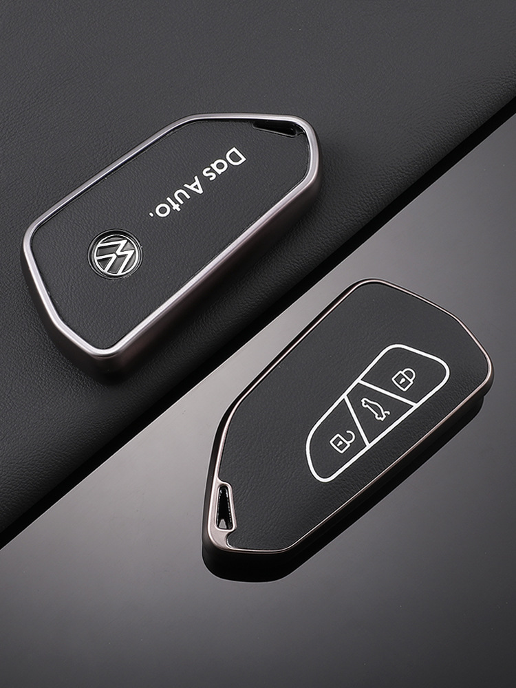 Adecuado para la funda de la llave Volkswagen Sagitar todo incluido TPU patrón de piel exploración Yue Passat Bora LaVida Yue hebilla de la caja protectora