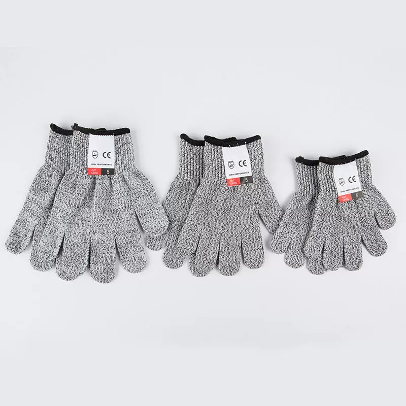 小朋友防割5级耐磨手套劳技课木工手工防护男女童滑冰幼儿园手套