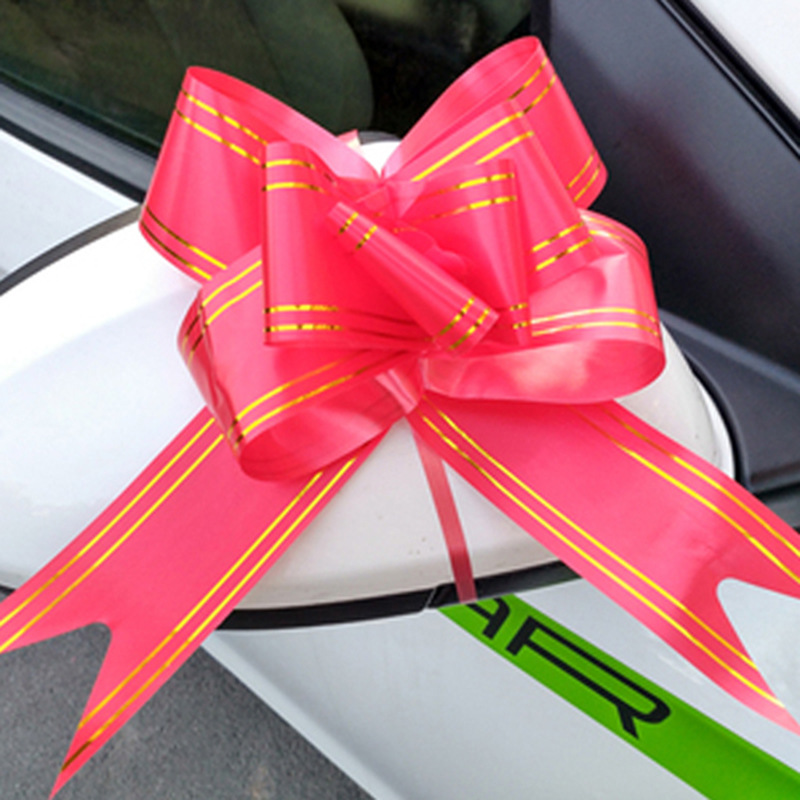 BulkWeddingCelebrationWeddingCarHandFlowers50#LargeButterflyBowDoorWeddingRoomGiftBoxGiftDecorativeRibbonRibbon