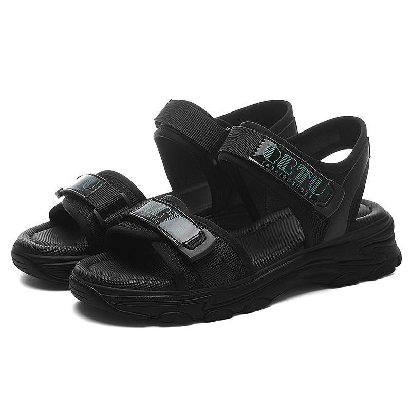 Sandal thể thao nữ đế dày phong cách ballet mùa hè 2024 — 9819 xanh đen, 9819 mét xanh lục