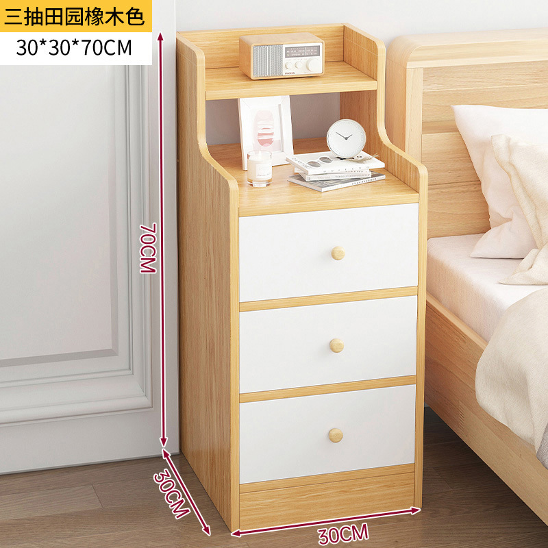 Mesa de noche para alquiler dormitorio moderno minimalista cama almacenamiento rack ultra estrecho brecha gabinete pequeño dormitorio armario