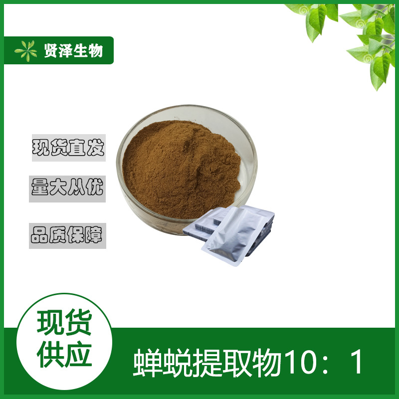 蝉蜕提取物10:1蝉蜕粉 蝉退/知了皮比例提取粉 贤泽生物 现货供应