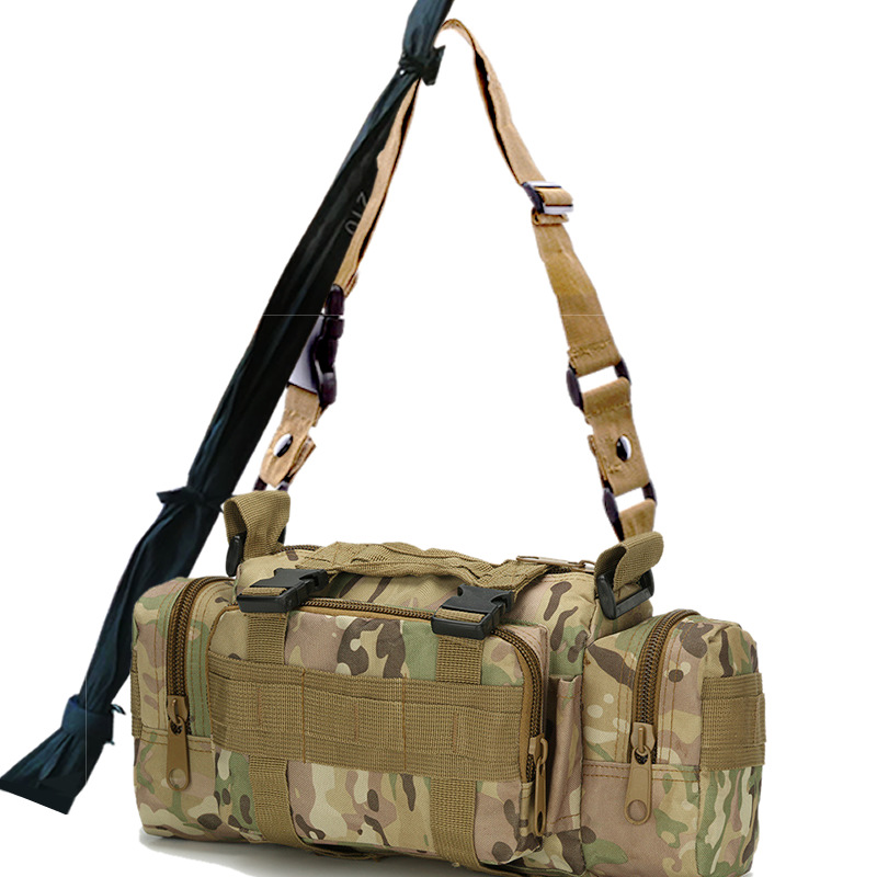 Bolsa de pesca multifuncional impermeable al aire libre, bolsa de caña de pesca, bolsa de caña de pesca, bolsa de caña de inserción, bolsa de cintura image 12