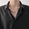 Small design necklace, accessory hip-hop style for beloved, punk style, trend of season, European style