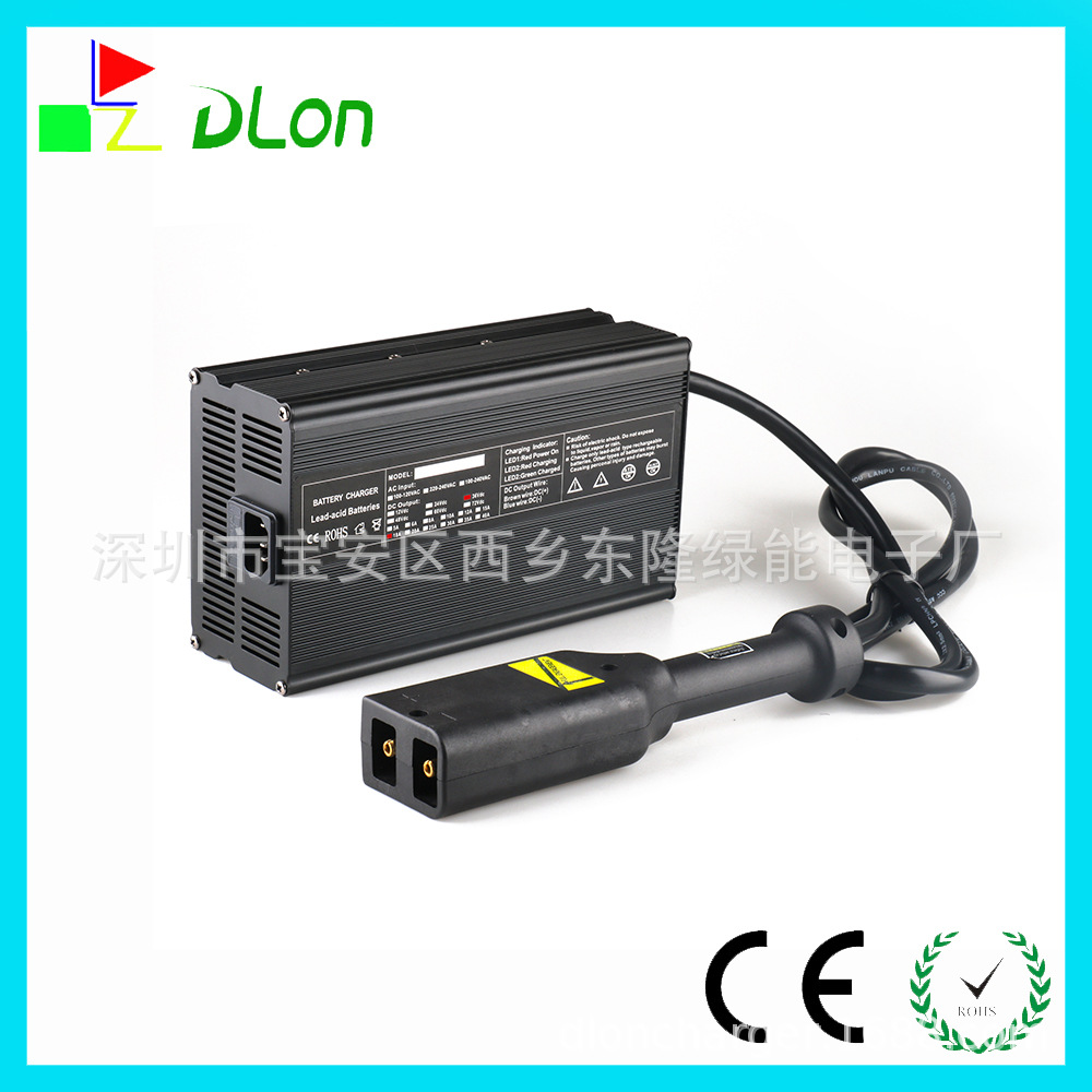 厂家直销36V15A平角110V美规powerwise高尔夫球车充电器可选颜色