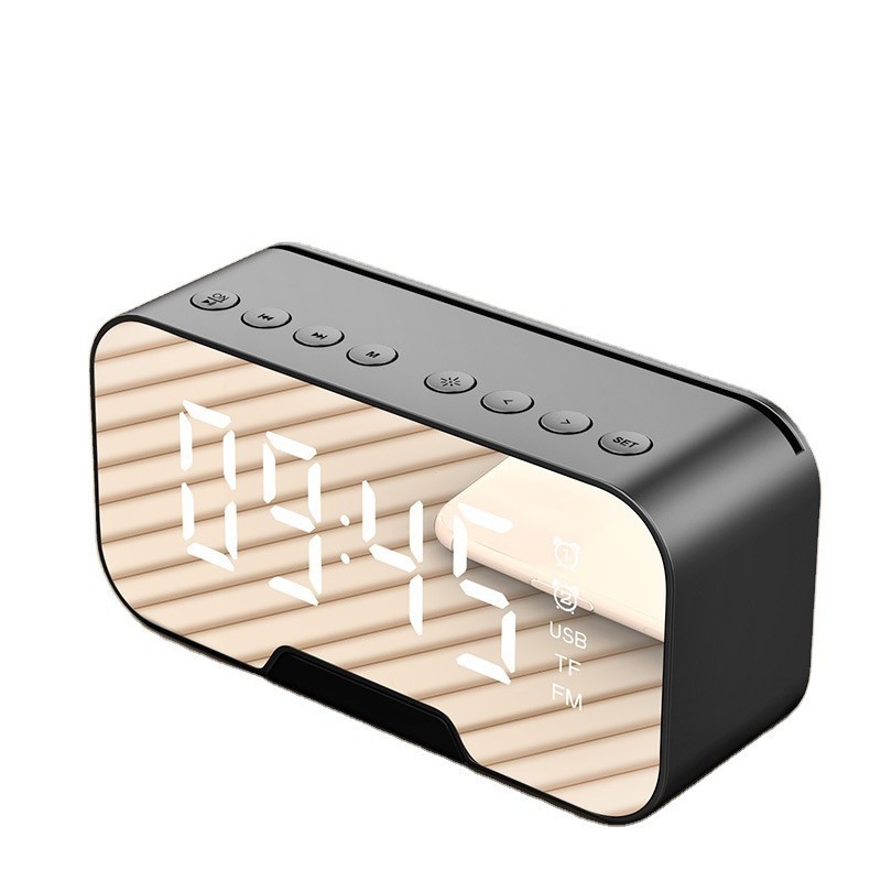 Reloj espejo Bluetooth con radio FM: regalo transfronterizo de primera calidad.