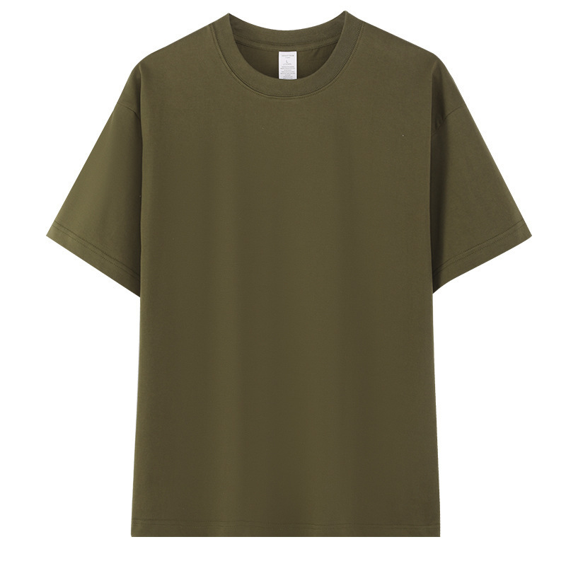 Tシャツのメンズ230グラムの重いポンドの綿のニットの半袖の夏のファッションのブランドの服の底のシャツのカップルは半袖の卸売りを詰めます。|undefined