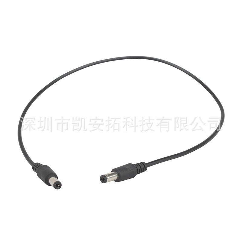 0.5米DC公对母电源延长线55*21