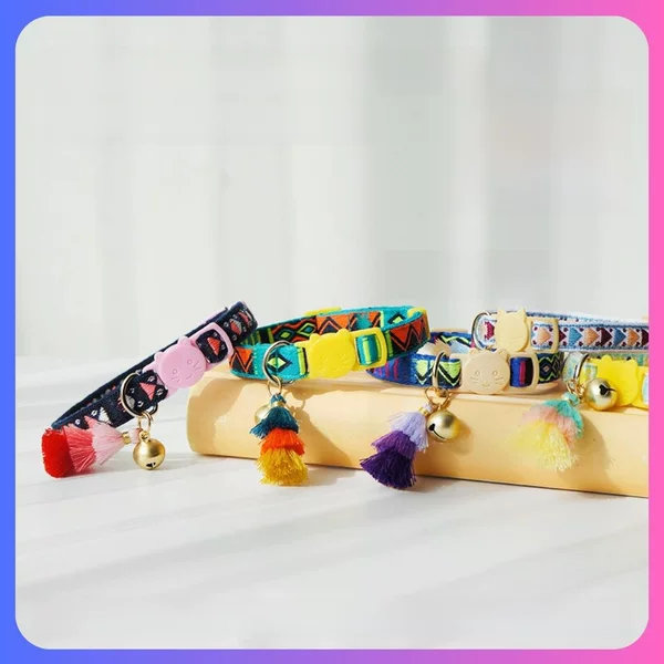 Cat Collar Cat Chain Cross-Border Amazon Cat Pet Supplies Cat Chain Traction Collar Pet Necklace Jewelry Scarf
